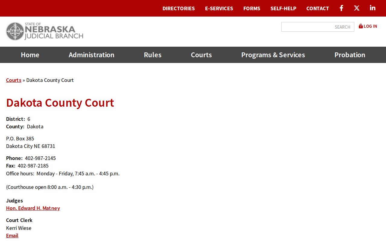 Dakota County traffic warrant County Court information